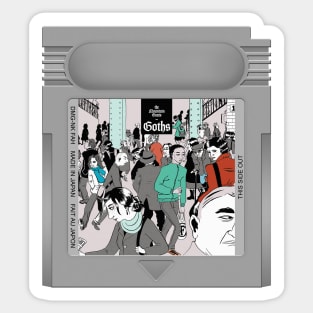 Goths Game Cartridge Sticker